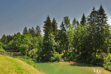 Baden am Campingplatz