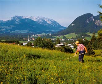 Kössen-Landschaft