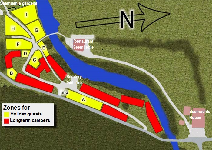 map of the campground